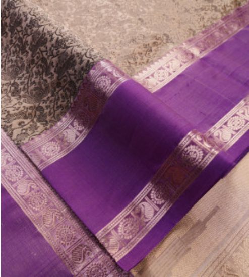 Picture of PMK 1000 BUTTA SILK COT SAREES